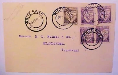 MOZAMBIQUE EXCISED WHITE RIVER 1935 Foto 1 de 2