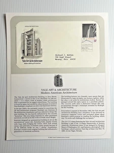 Yale Art & Architecture - First Day Cover Postal Commemorative Society 2005 - Picture 1 of 3