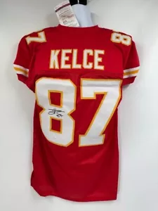 Travis Kelce Kansas City Chiefs Autogramm signed Trikot Game Cut JSA COA - Bild 1 von 8