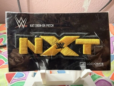 NXT Embroidered Iron-on Patch | Loot Crate WWE Slam Crate Exclusive NEW - Image 1 of 2