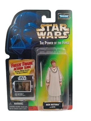 Kenner Star Wars Power of The Force Freeze Frame Mon Mothma Figure 1998 Foto 1 de 3