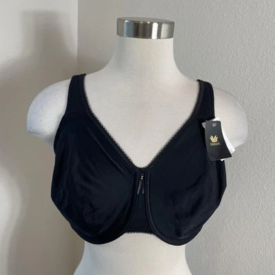 Sujetador Wacoal para mujer 36G negro belleza básica figura completa con aros soporte sin forro Foto 1 de 4