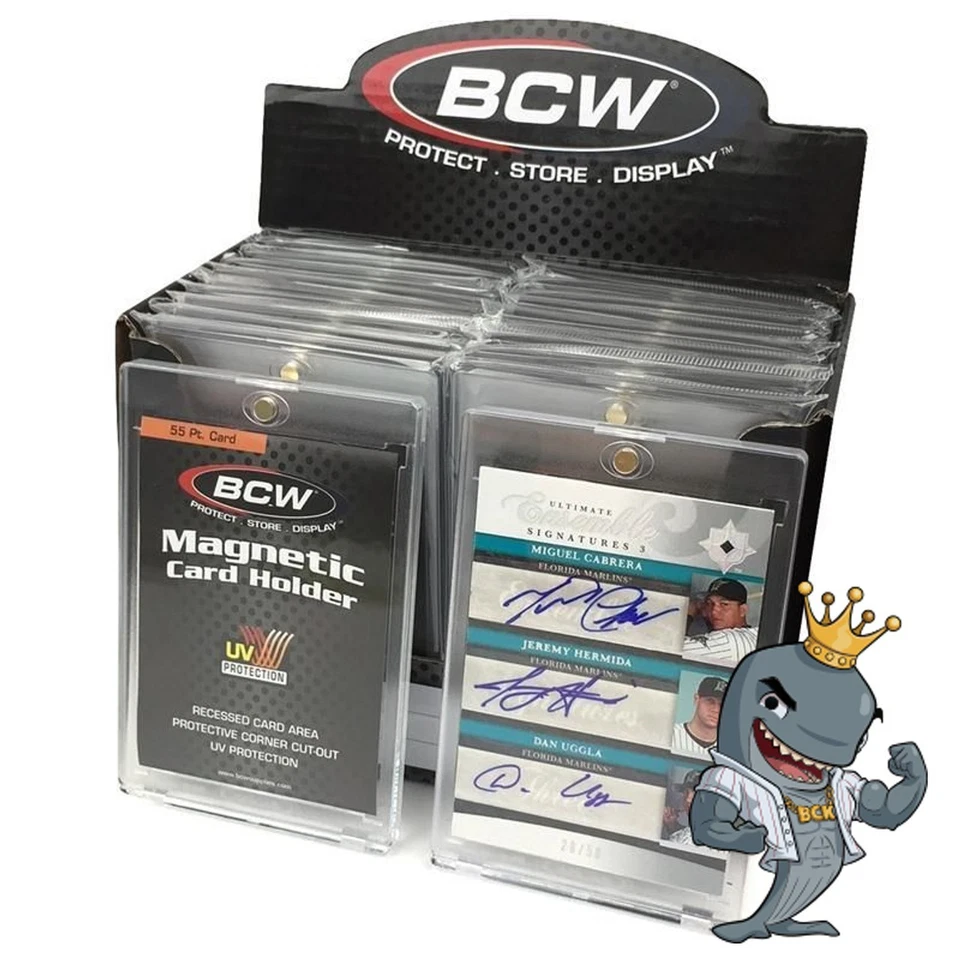 BCW Magnetic 55pt Card Holder 18ct Box - $2.01/Magnet FREE SHIP - Image 1 of 1