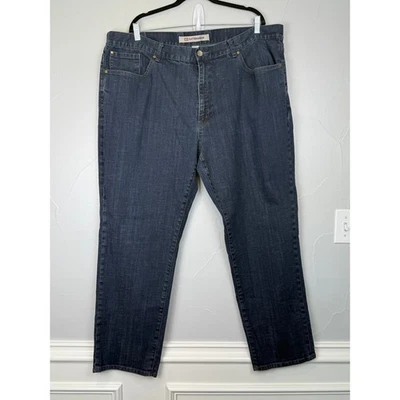 Pantalones de mezclilla para hombre Cutter & Buck 44 grandes altos calce recto lavado oscuro cómodos Foto 1 de 4