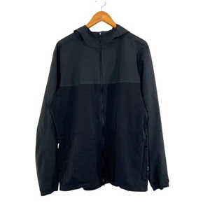 Lululemon Men's Black Hooded Full-Zip Performance Jacket Sz L Athletic Running - Picture 1 of 10