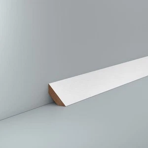 Deckenleiste Massivholz Buche 30 x 30 mm RAL 9010 lackiert 2,40 Meter Zierleiste - Bild 1 von 3