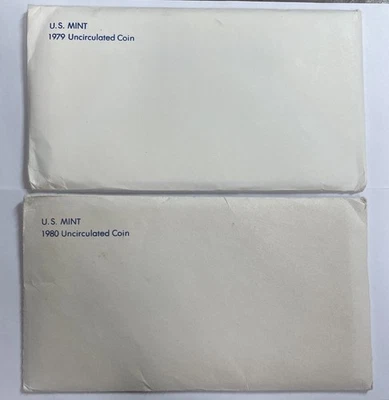 1979 & 1980 US Mint Uncirculated Set Lot of 2 - Image 1 of 4