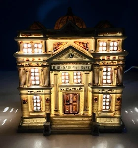 2005 Lemax Village Collection “Third National Bank” #55204CV Box Light - Picture 1 of 13