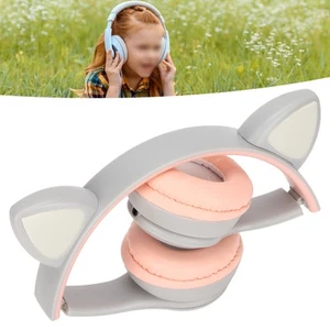 Y47 BT Cat Ear Headphone Foldable Headset With LED Flashing And Breathing Lig FY - Zdjęcie 1 z 24