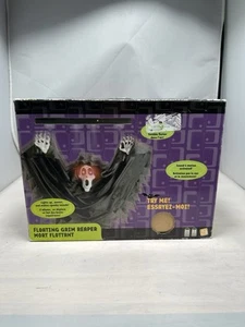 2005 Gemmy Animated Floating Grim Reaper 2ft Wide Halloween Prop Works - Picture 1 of 3