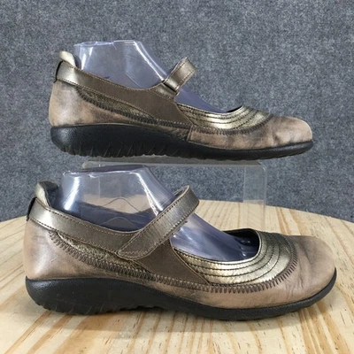 Zapatos cómodos para caminar Naot Kirei Mary Jane para mujer 42 bronce dorado cuero 230249 Foto 1 de 4