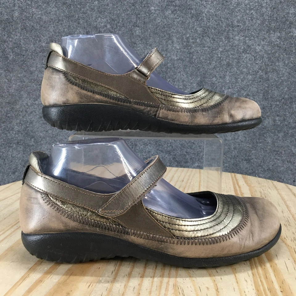 Naot Kirei Mary Jane Womens 42 Bronze Gold Leather Comfort Walking Shoes 230249 - Image 1 of 4