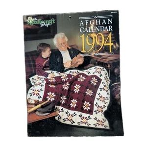 Afghan Calendar 1994 - The Needlecraft Shop Vtg Patterns - Picture 1 of 3