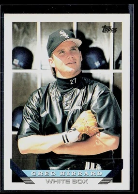 Greg Hibbard 1993 Topps #313 Chicago White Sox - Image 1 of 2