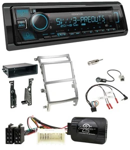 Kenwood Bluetooth USB CD Lenkrad DAB Autoradio für Hyundai IX55 2009-2012 silber - Bild 1 von 8