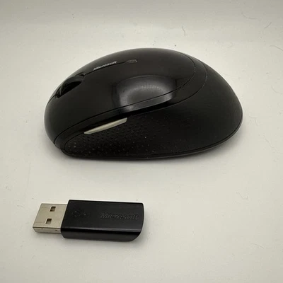 Microsoft Wireless Mouse 5000 MDL 1387 Laser 5-Button w/ USB Dongle READ - Image 1 of 4