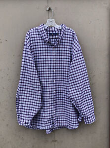 Ralph Lauren 5XB Purple Print Button Down Shirt