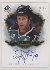 2007-08 SP Authentic SP Chirography /75 Joe Thornton #JT Auto