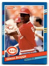 1991 Donruss #253 Glenn Braggs    Cincinnati Reds Baseball Cards EX/NM ID:55337