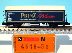 Arnold 4518-56 Spur N; Prinz Pilsener Kühlwagen (Kühlwagen, Bierwagen) Neu in OVP - Bild 1 von 4