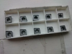 10 Seco Hartmetallspitzen CCMX08T308-E07 HX ( CCMX 08T308 E07 Fräseinsätze ) - Bild 1 von 2