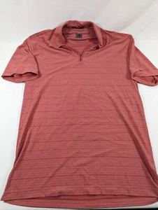 VTG Quarter Zip TIGER WOODS COLLECTION Men's Red Nike Short Sleeve Polo Shirt XL - Picture 1 of 8
