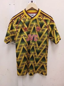 Arsenal Bruised Banana Adidas Away Shirt Original 1991/93 Large #1107 - Picture 1 of 3