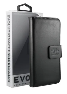 Premium Quality Wallet Case for Samsung S10 Plus  Evo - Black - Fast Delivery - Picture 1 of 6