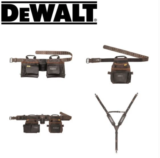 Dewalt Nubuck Leather Pouch Set Tool Zip-Work Belt DWST550112 - Image 1 of 1