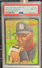 1994 MICHAEL JORDAN Ted Williams DAN GARDNER COLLECTION DG-1 PSA NM-MT 8