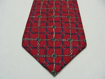 CLAYBROOKE - CUERDAS Y CADENAS - VINTAGE - HECHO EN ESTADOS UNIDOS - ¡CORBATA 100% SEDA! Foto 1 de 4