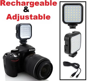 Camera Light LED With Power Kit for Canon EOS 5D 7D M EF-M STM Kit - Picture 1 of 8
