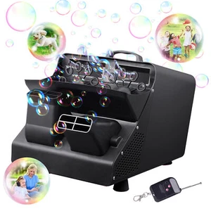 Remote Control Bubble Machine Automatic Bubble Blower Bubble Maker For Party - Picture 1 of 11