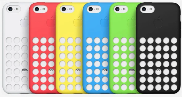 New Original Apple Silicone Dot Protective Case for Apple iPhone 5C (Only)! - Image 1 of 1