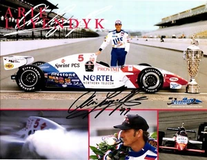 Arie Luyendyk Firmado Promo 8.5'x11" FOTO TTM Autógrafo Nortel Racing INDY 500 - Imagen 1 de 3