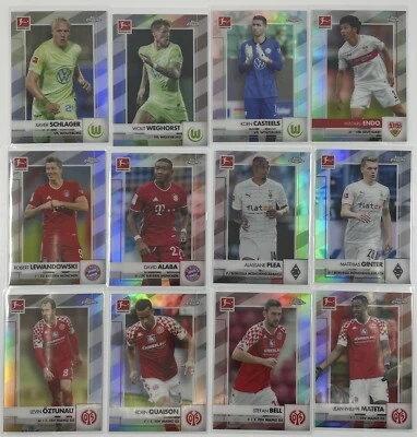2020-21 Topps Chrome Bundesliga Soccer Refractor Insert You Pick ! - Image 1 of 3