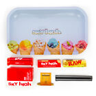 Metal Rolling Tray Ice Cream Combo Bundle Kit RAW, SKY HIGH Gift Pack Set #6