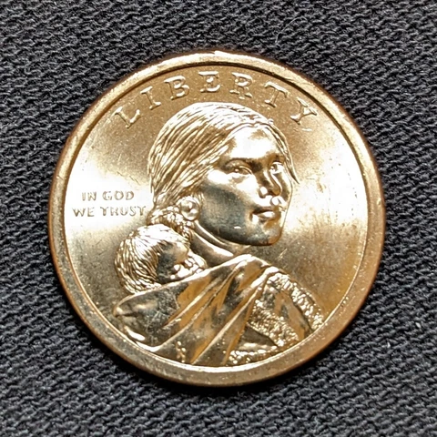 2012 P Sacagawea Native American Dollar BU/Unc - 17th Century Trade Routes Cover