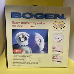 Bogen Easy Install Speaker w Single Tap SM1EZ UPC 765368481730 - Picture 1 of 10