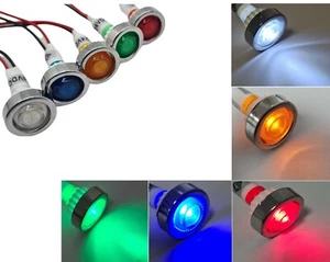 Lámpara de señal LED luz de notificación luz de señal luz de control de automóvil 5V 12V 24V luz - Imagen 1 de 12