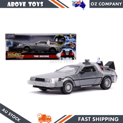 Jada 1:24 Back To The Future Part II Delorean Time Machine Hollywood Ride Model - Image 1 of 4