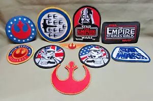 10 STAR WARS PATCH lot vintage LFL 2005 2001 Empire Strikes Back Darth Vader - Picture 1 of 6