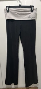 Vintage Y2K Victoria's Secret PINK Foldover Flare Yogahose Leggings Größe Small - Bild 1 von 8