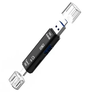 5 in 1 USB 3.0 Type C / USB / Micro USB SD TF Memory Card Reader OTG Adapter - Photo 1/29