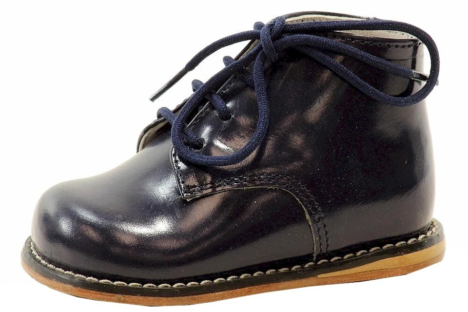 Оксфорды Josmo для младенцев/малышей детей мальчиков и девочек первые ходунки темно-синие - Изображение 1 из 4