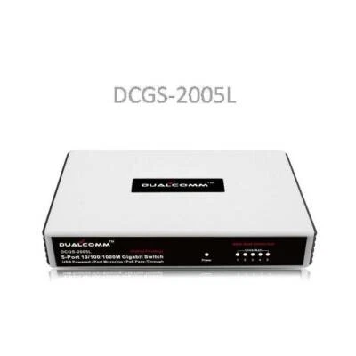 Dualcomm DCGS-2005L USB Powered 10/100/1000 Ethernet Network TAP, PoE, mirroring - Image 1 of 2