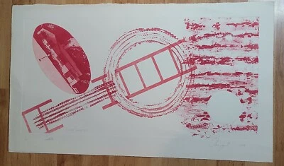 Cliff Hanger (State 2) By James Rosenquist Limited Edition Lithograph  - Imagem 1 de 4