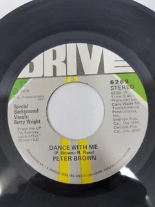 Peter Brown Dance With Me For Your Love 45 RPM Vinyl Record - Picture 1 of 4