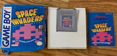 Vintage 1994 Nintendo Game Boy SPACE INVADERS - Box, Game, Instruction Insert - Image 1 of 4