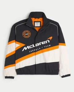 Hollister x McLaren F1 Formula 1 Team Track Coat Jacket Size Medium NEW BNWT - Picture 1 of 1